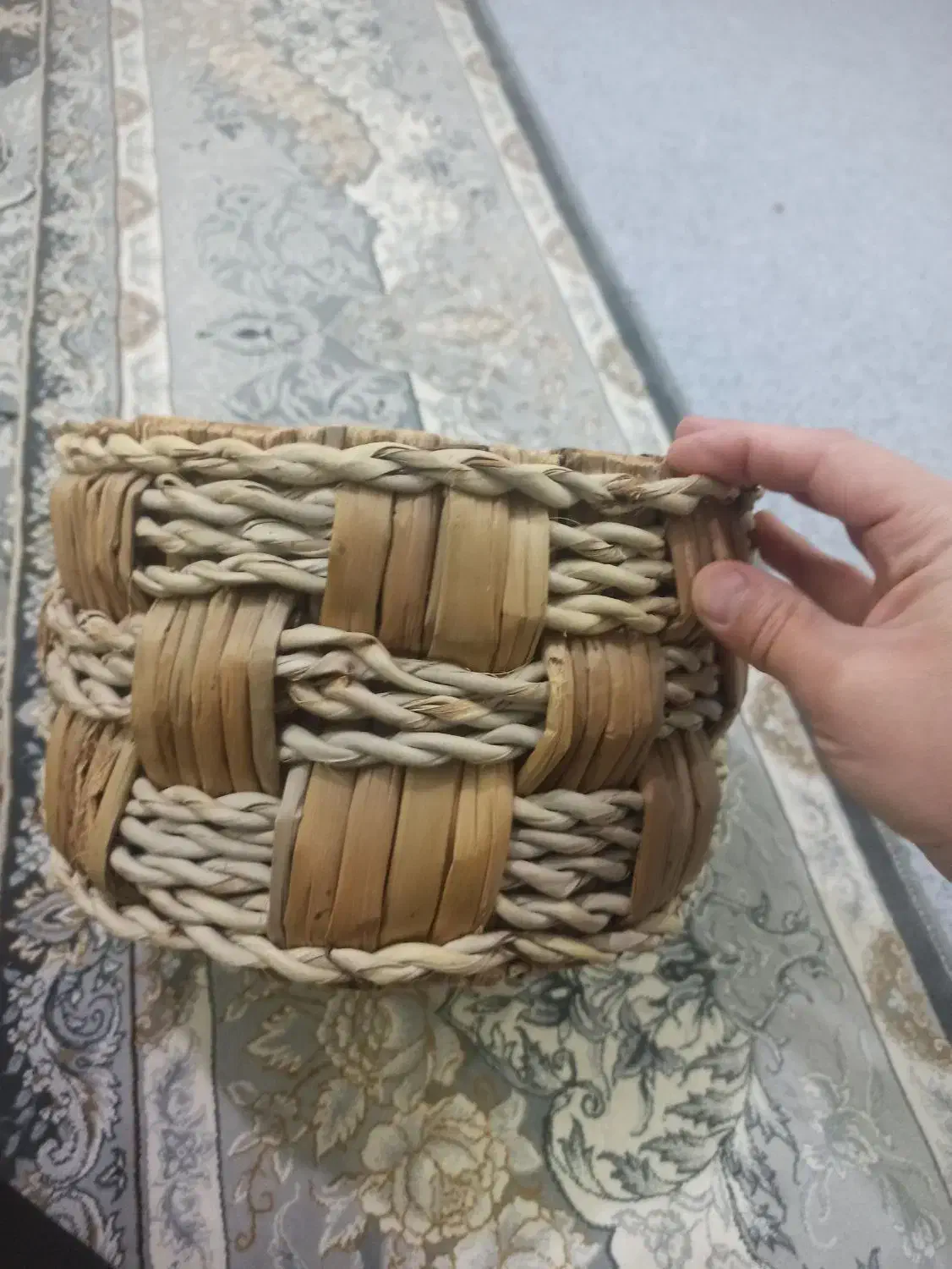 سبد حصیر|صنایع دستی و سایر لوازم تزئینی|قم, دانش|دیوار
