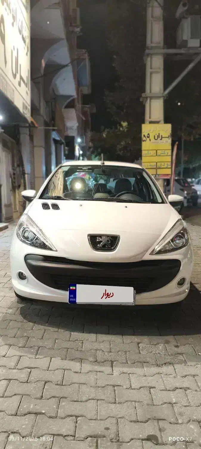 ۲۰۷ مدل ۱۴۰۰ بی رنگ|خودرو سواری و وانت|گرگان, |دیوار