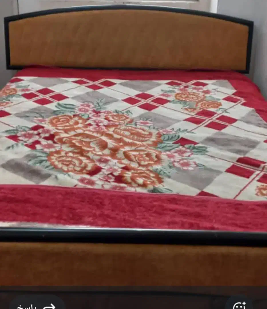 تخت خواب دو نفره فلزی|تخت و سرویس خواب|بندرعباس, |دیوار