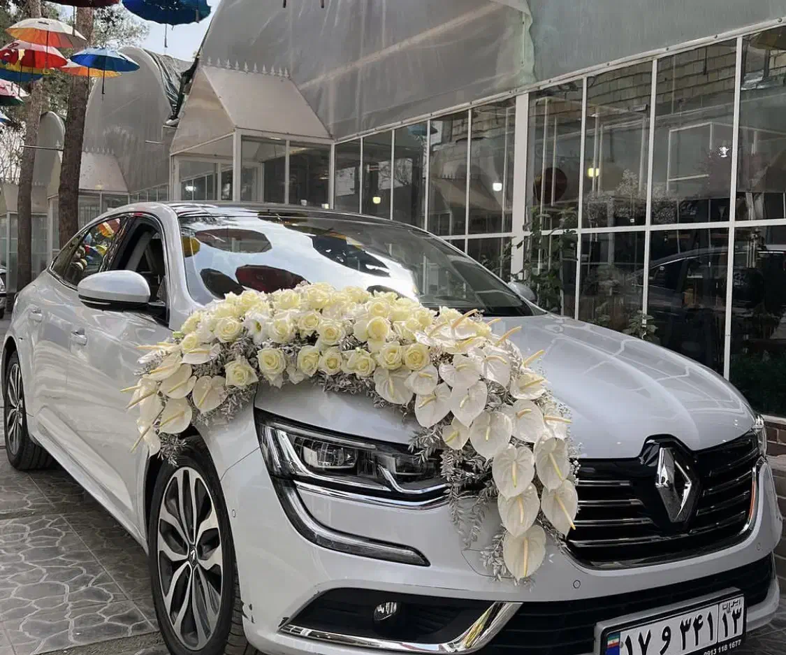 گل آرایی ماشین عروس  و دسته گل عروس در محل ‌گل|خدمات پذیرایی، مراسم|شیراز, زند|دیوار