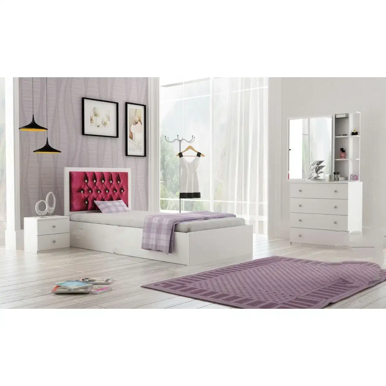 تخت خواب تکنفره مخصوص نوجوانان خاص پسند //|تشک تختخواب|کرج, ساسانی (قلمستان)|دیوار