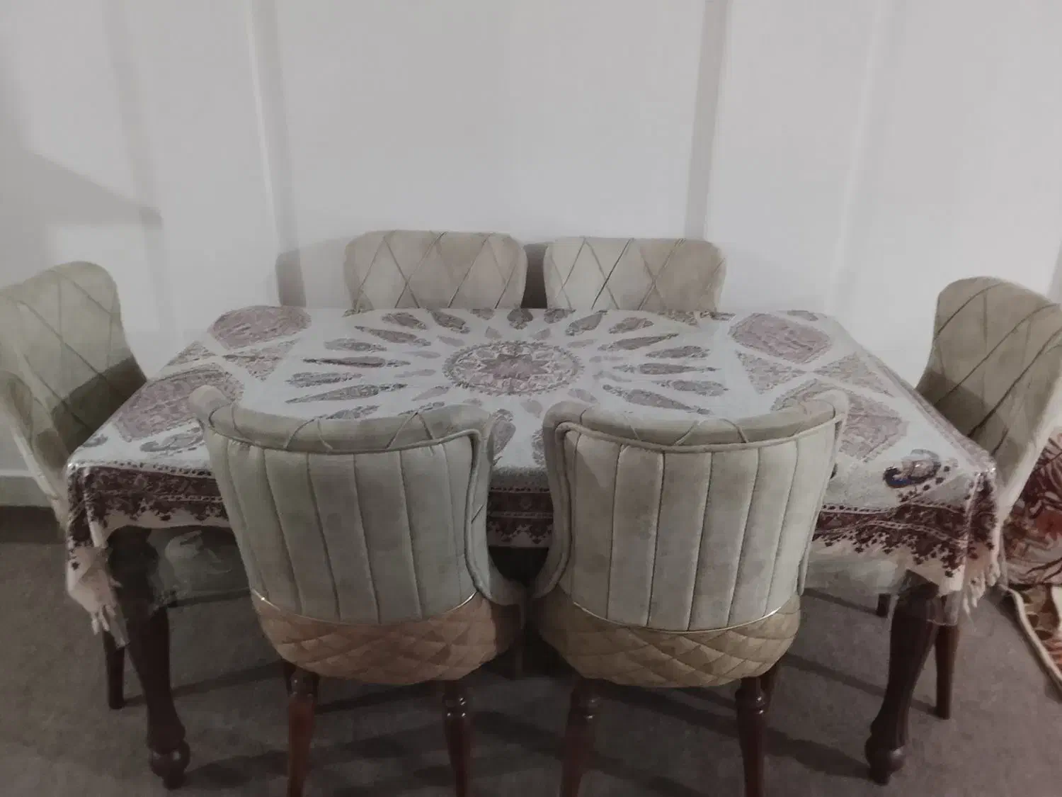 میز غذا خوری 6نفری|میز و صندلی غذاخوری|تبریز, |دیوار