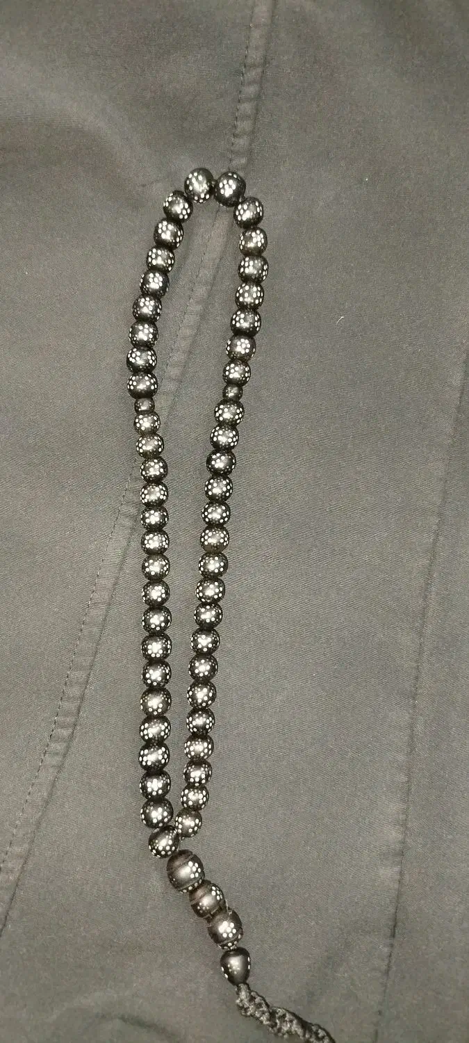 تسبیح ‌هسته‌خرما‌نقره‌کوب|جواهرات|مشهد, شهرک شهید باهنر|دیوار