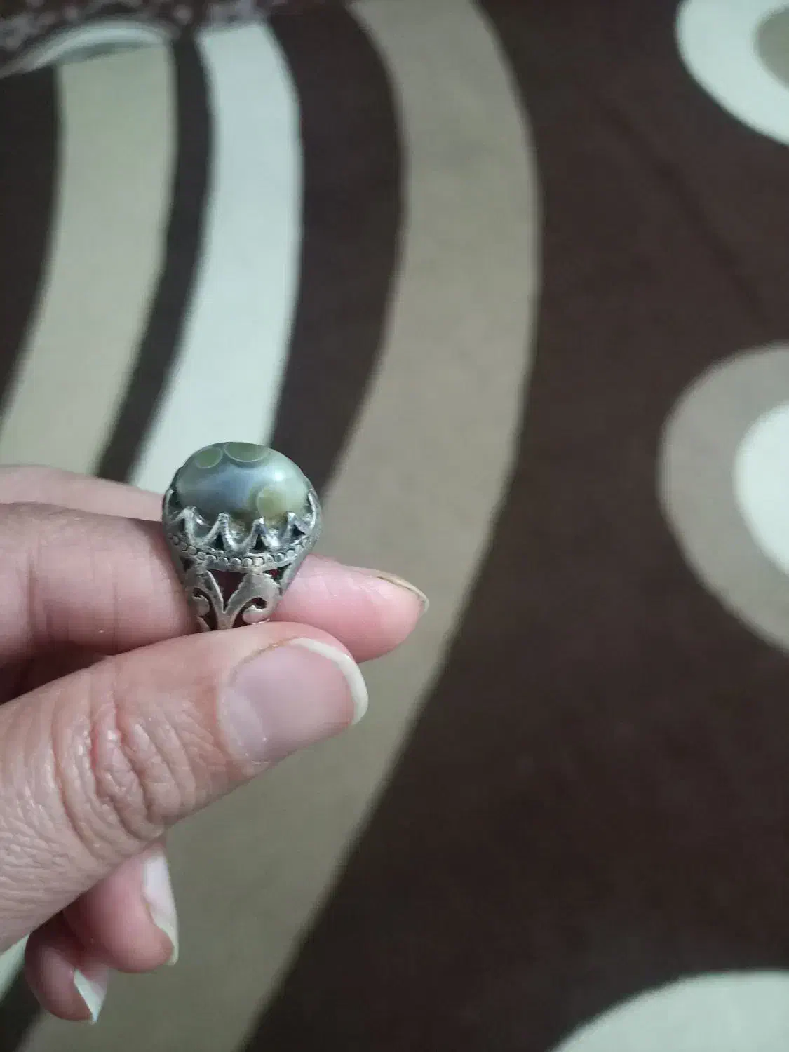 انگشتر فیروز ه ای|کلکسیون و سرگرمی|حمیدیه, |دیوار