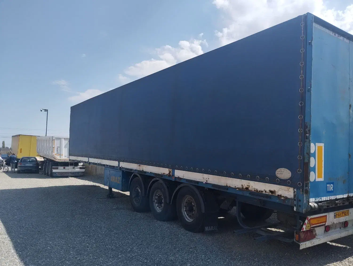 کانتینر چادری دست ساز سه محور|قطعات یدکی و لوازم جانبی|سلماس, |دیوار