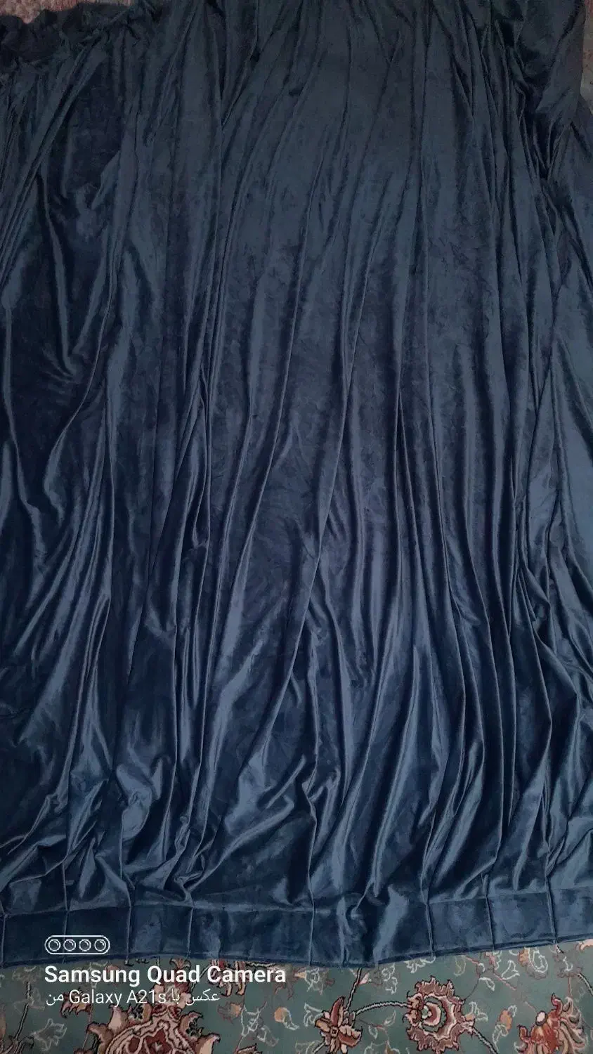 ولان پرده مخمل مات|پرده، رانر، رومیزی|تهران, خلیج فارس|دیوار