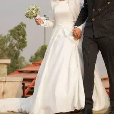 لباس عروس با تور و ژپون رایگان|لباس|پرند, فاز ۲|دیوار