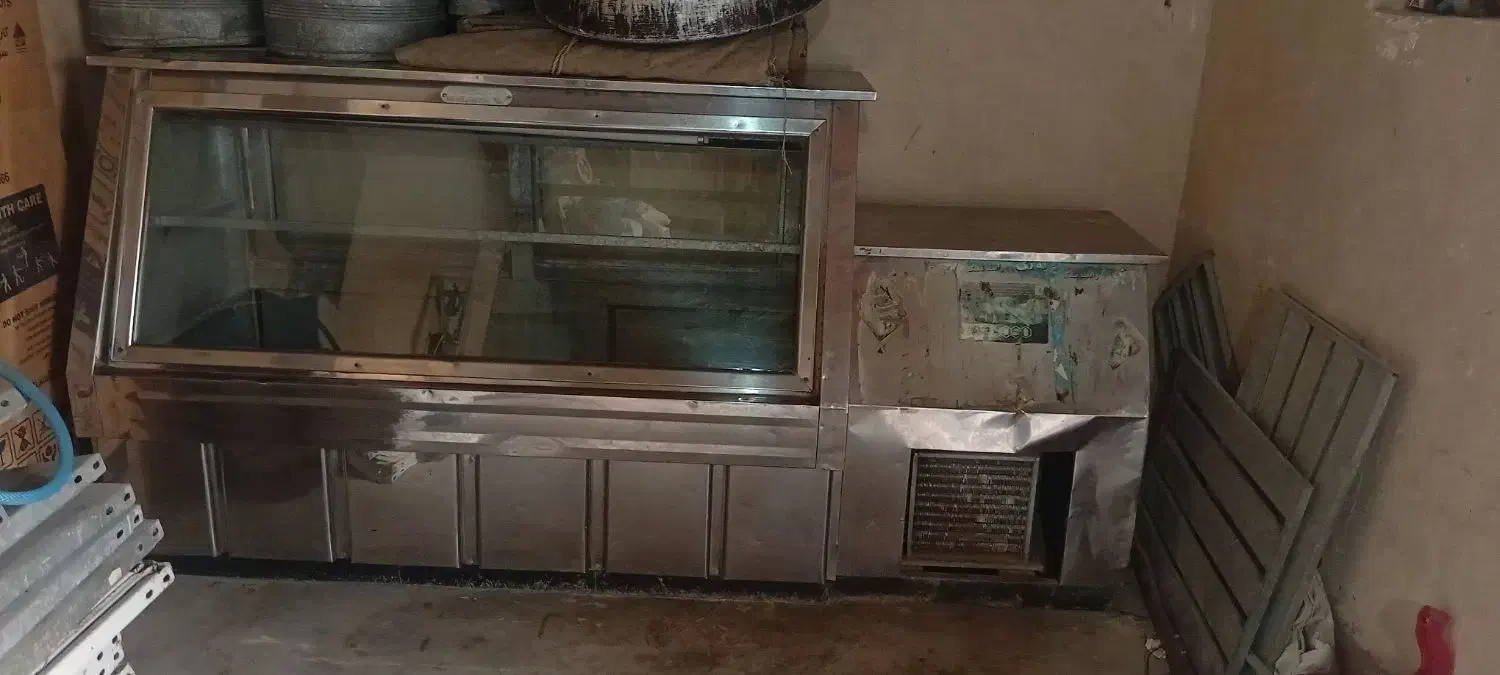 فریزر تمام استیل ۶درخوابیده ۳متری|یخچال و فریزر|صحرای باغ, |دیوار