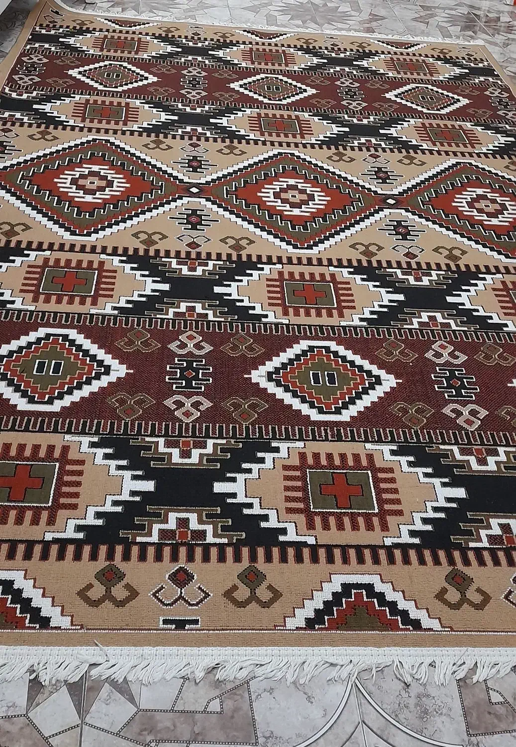 گلیم ۶ متری در حد نو|گلیم، جاجیم، گبه|رشت, معلولین|دیوار