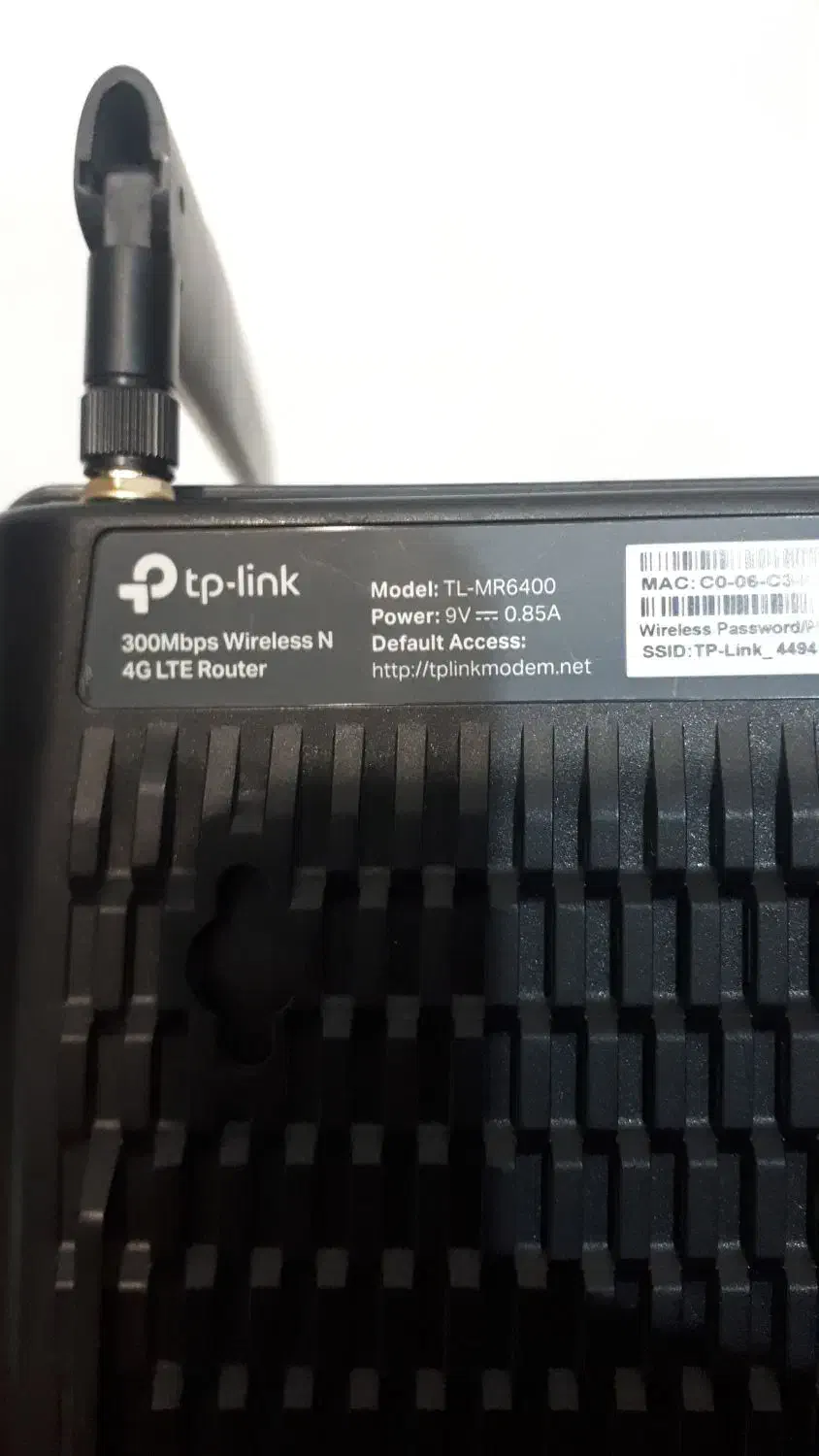 مودم سیم کارتیtplink mr6400 4G درحد نو|مودم و تجهیزات شبکه|تهران, بلوار کشاورز|دیوار