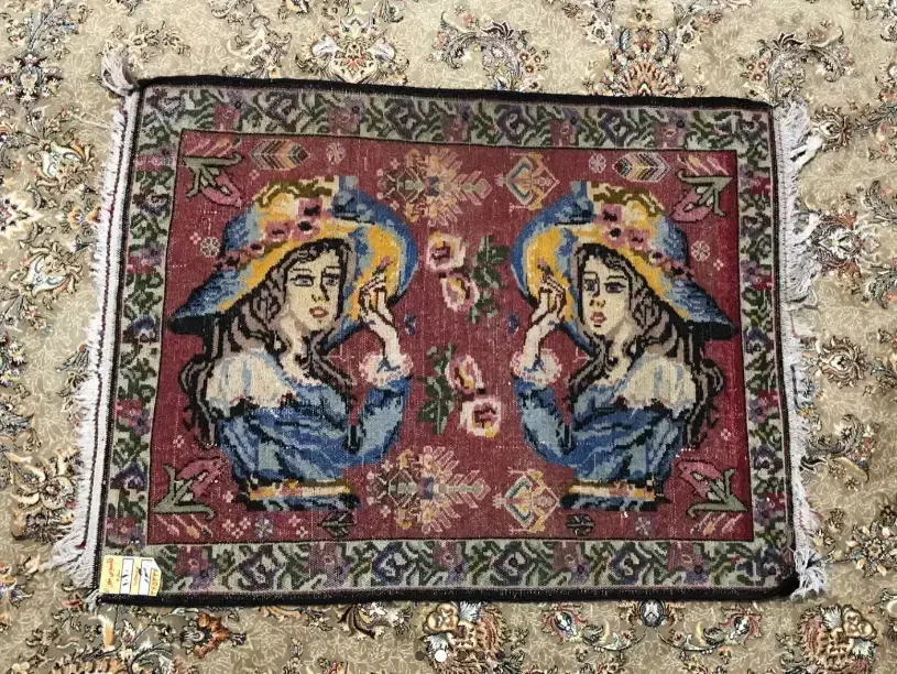 تابلو فرش دستباف|تابلو فرش|مهاباد (آذربایجان غربی), |دیوار