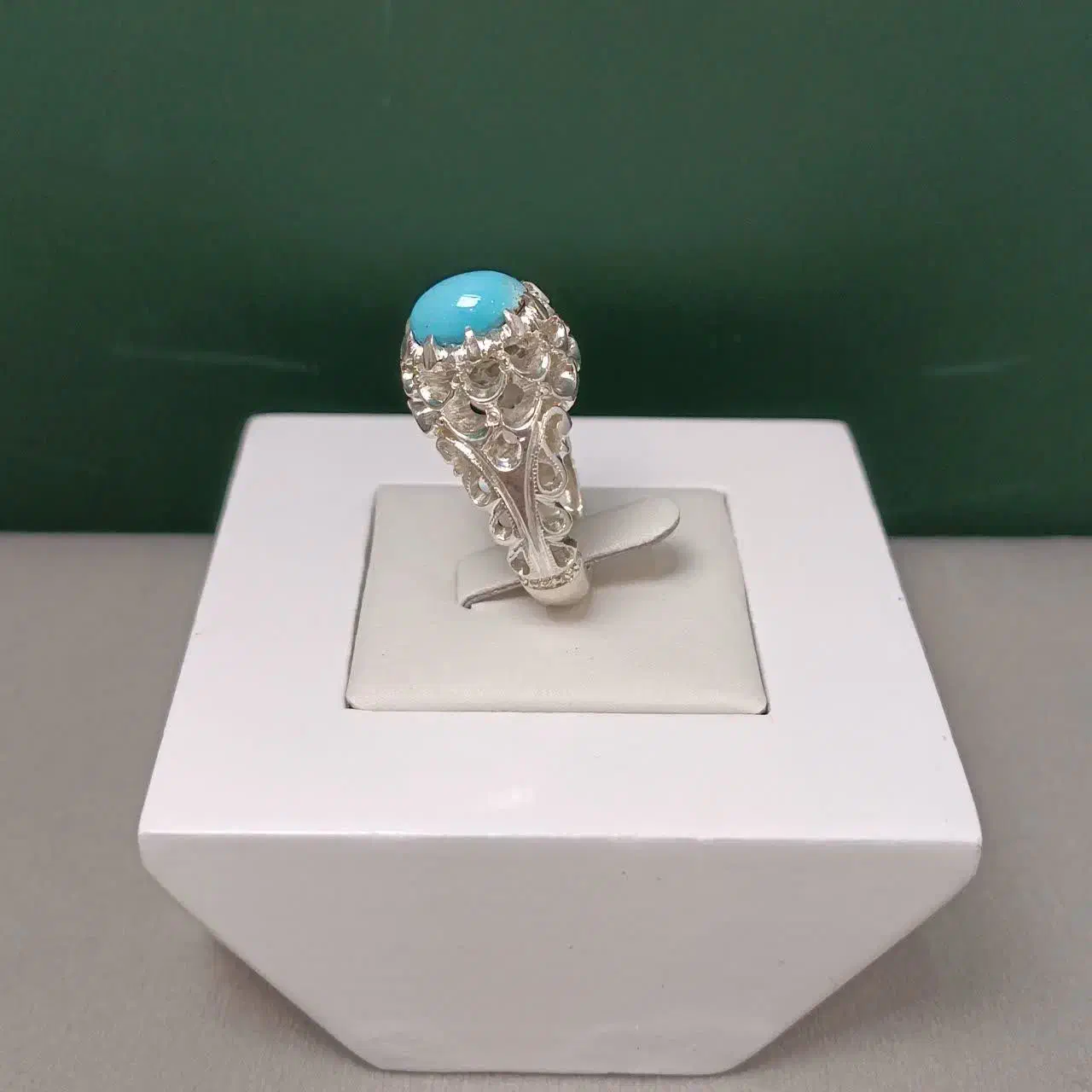 انگشتر فیروزه نیشابور کد۱۶۴۶|جواهرات|قم, سالاریه|دیوار