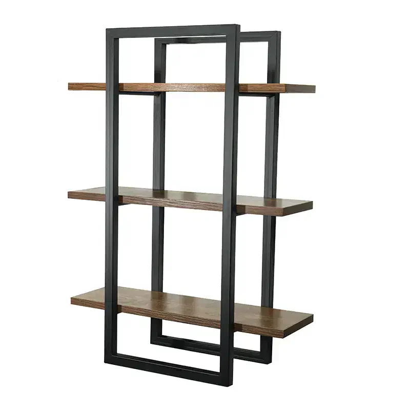 شلف دیواری مستطیل سه طبقه|کتابخانه، شلف، قفسه‌های دیواری|گرگان, |دیوار