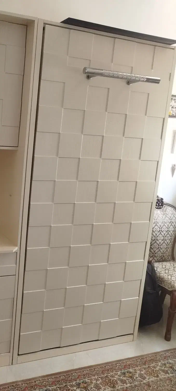 تخت تک نفره تاشو با تشک|تخت و سرویس خواب|رباط‌کریم, رباط‌کریم|دیوار