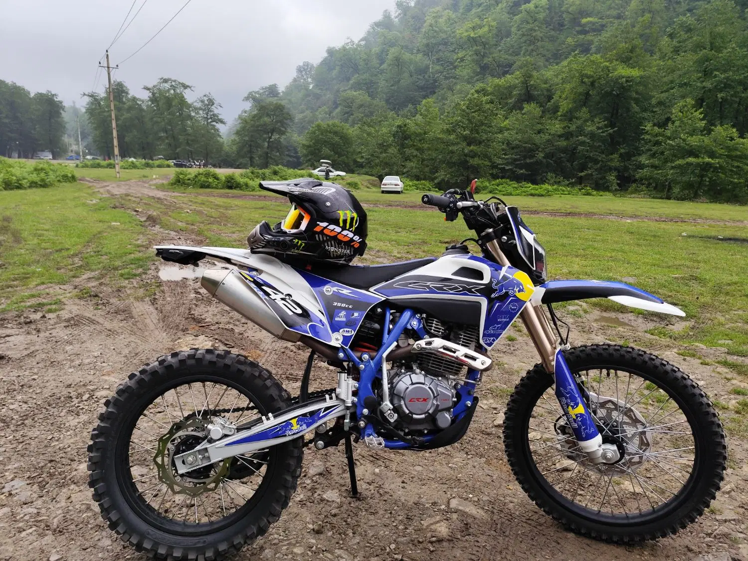 crx350 2025 کراس|موتورسیکلت|نور, |دیوار
