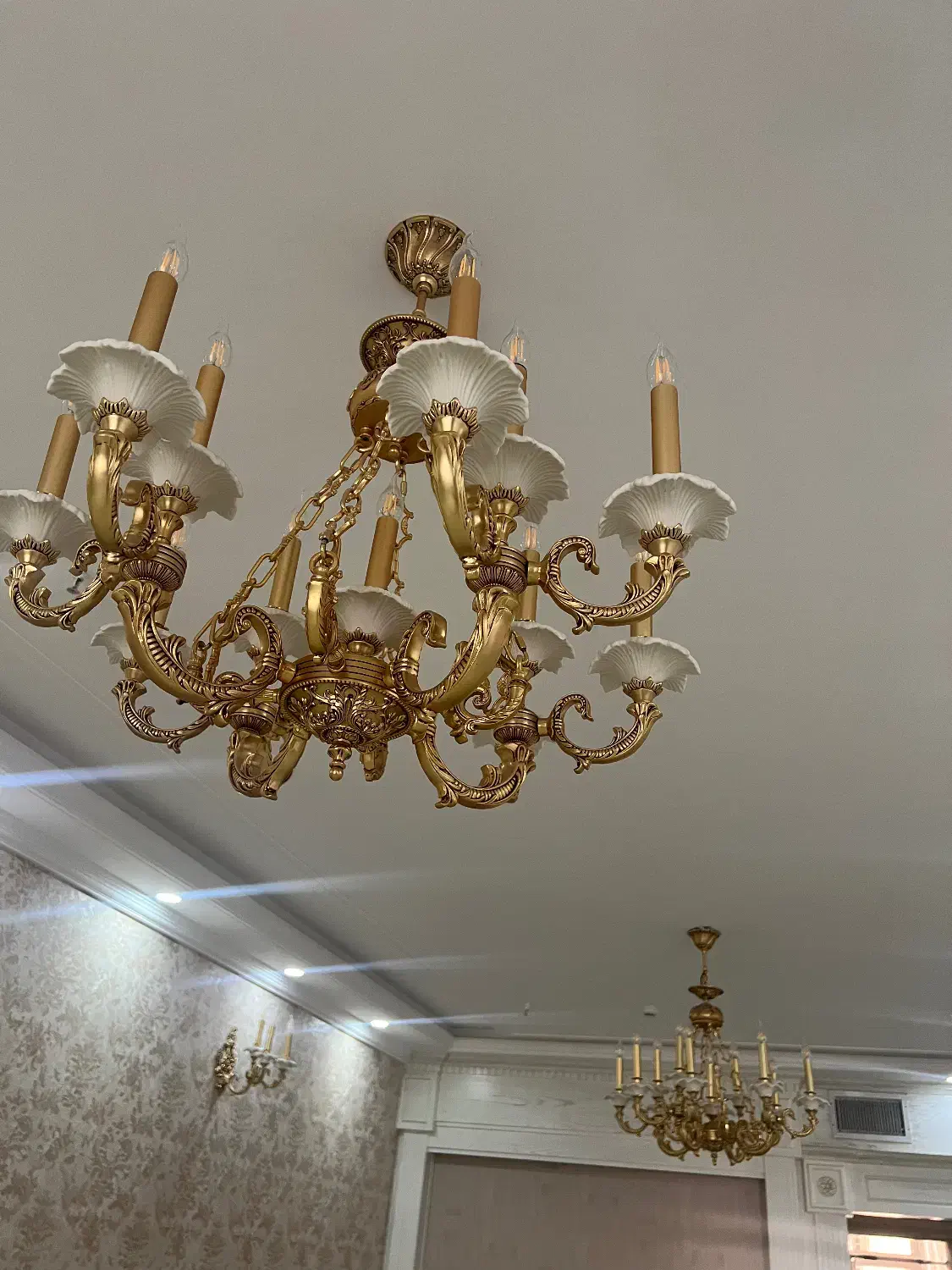 لوستر جنس برنج درجه یک|لوستر و چراغ آویز|مشهد, فرهنگ|دیوار