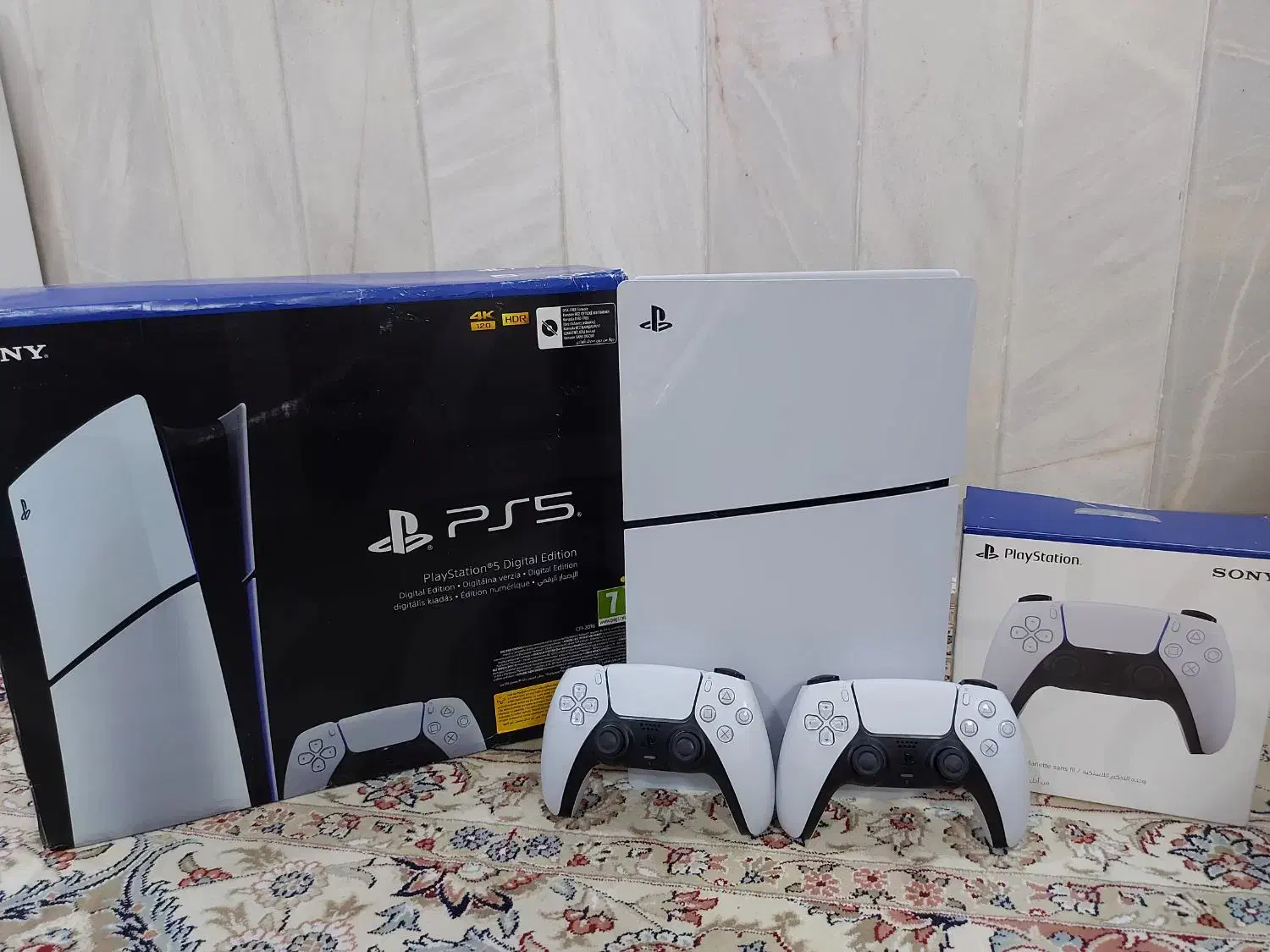 PS5 Slim Digital ریجن اروپا با دسته اضافه|کنسول، بازی ویدئویی و آنلاین|اردکان, |دیوار