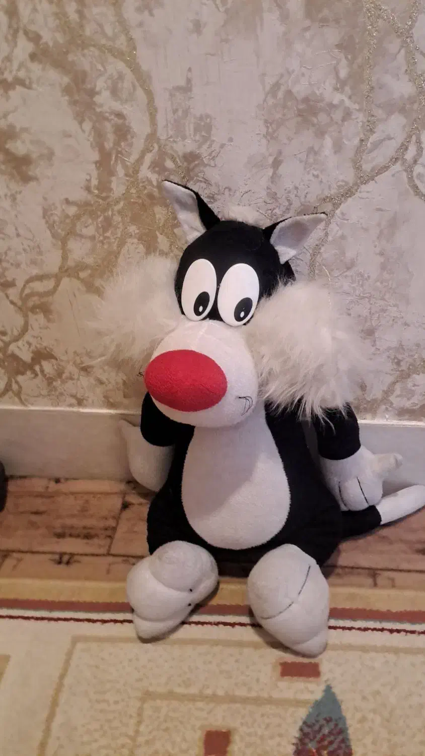 اسباب بازی عروسک خرسی وگربه  گیتار|اسباب‌بازی بچه|قم, انسجام|دیوار