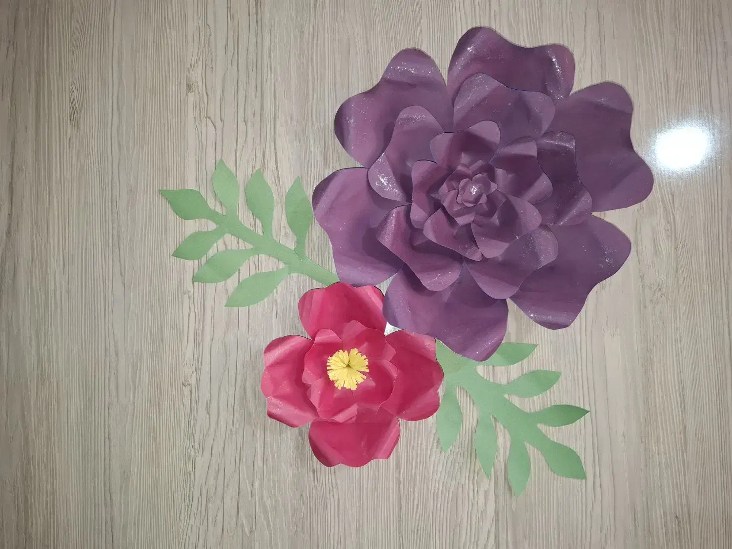 گل مقوایی/گل/گل دیزاین|گل مصنوعی|بردسکن, |دیوار