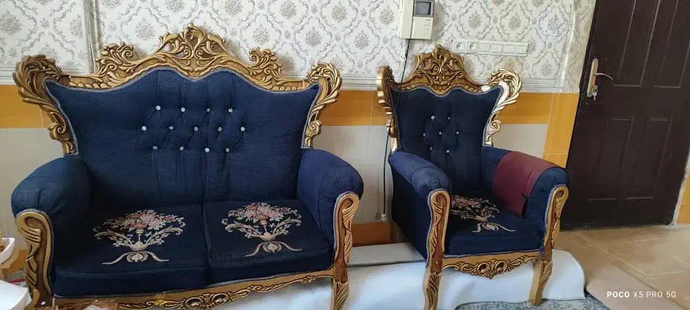 مبل سلطنتی تمیز|مبلمان خانگی و میز عسلی|آبادان, |دیوار