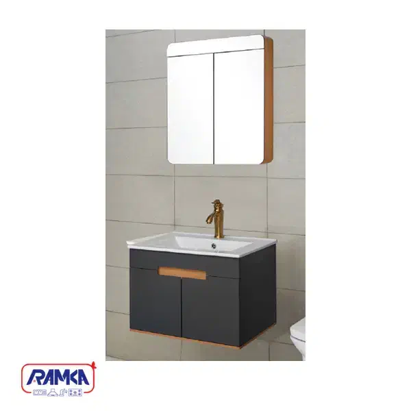 کابین و روشویی با باکس آینه بومرنگ|لوازم سرویس بهداشتی|کیش, |دیوار