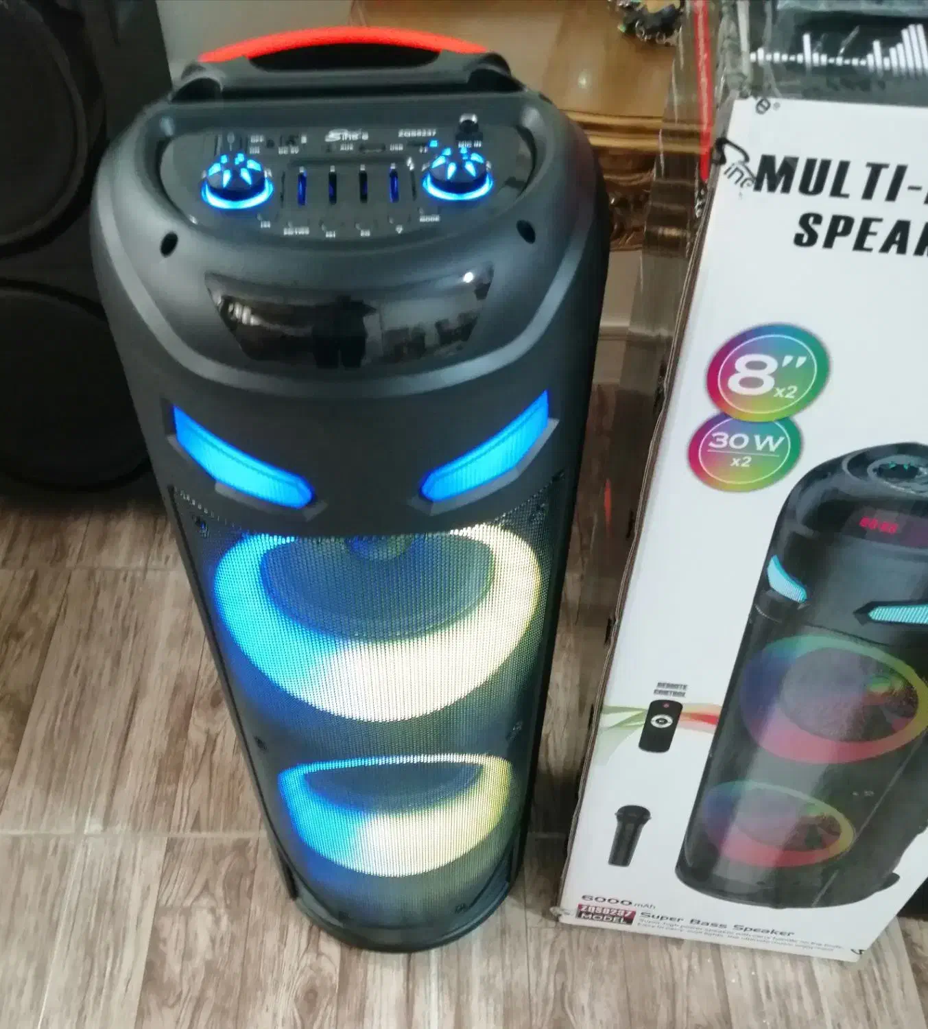 اسپیکر باند8237فول حرفه ای پارتی باکس.بمب صدا|سیستم صوتی خانگی|تهران, بلورسازی|دیوار