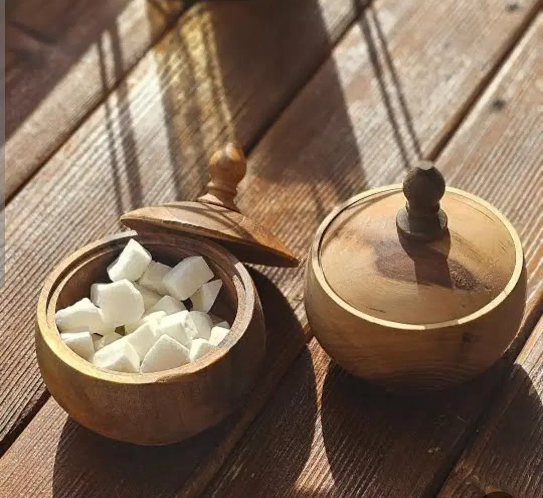 قندان چوبی|ظروف سرو و پذیرایی|بافق, |دیوار