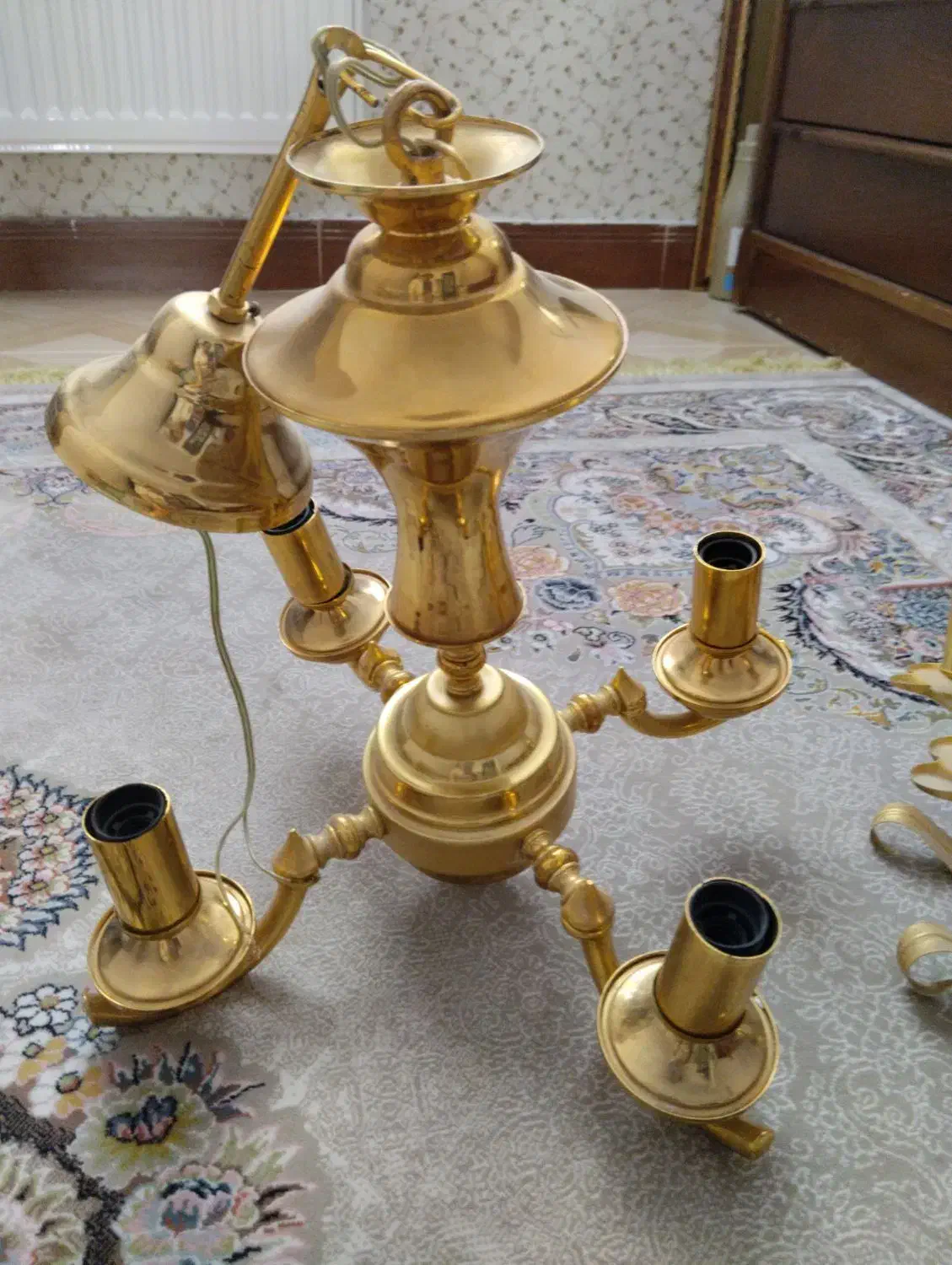 یک جفت لوستر درحد نو|لوستر و چراغ آویز|شهریار, شهرک شاهد|دیوار