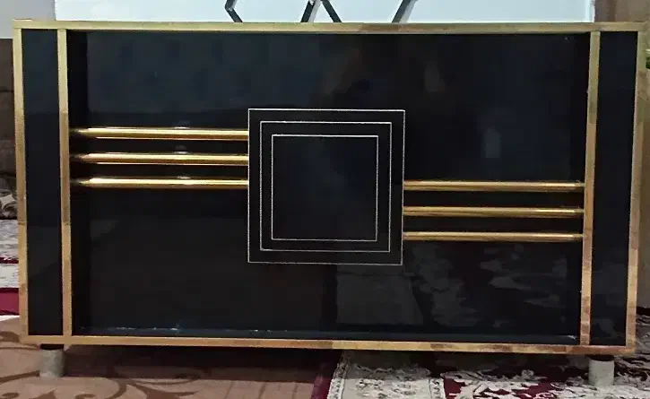 میز مدیریت MDF مشکیطلایی نو|مبلمان اداری|نیشابور, شریعتی|دیوار