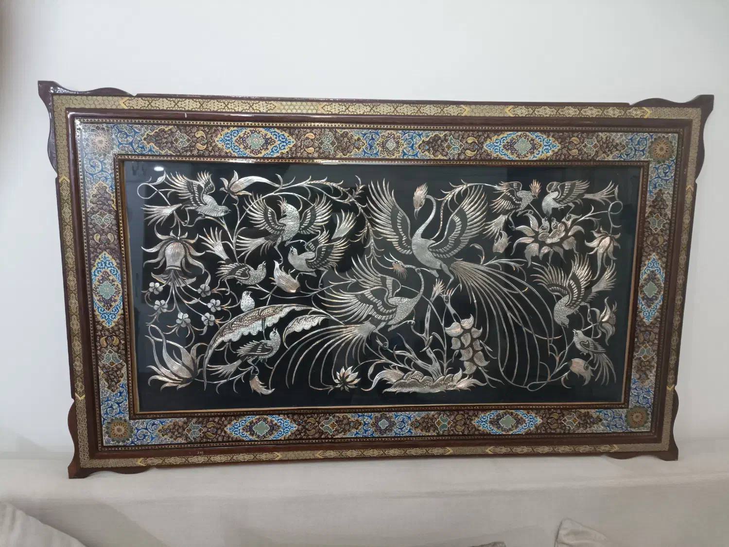 تابلو خاتم کاری و قلمزنی اصفهان|صنایع دستی و سایر لوازم تزئینی|تهران, تهرانسر مرکزی|دیوار