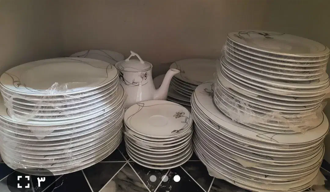 چینی 18نفره|ظروف سرو و پذیرایی|کوهدشت, |دیوار