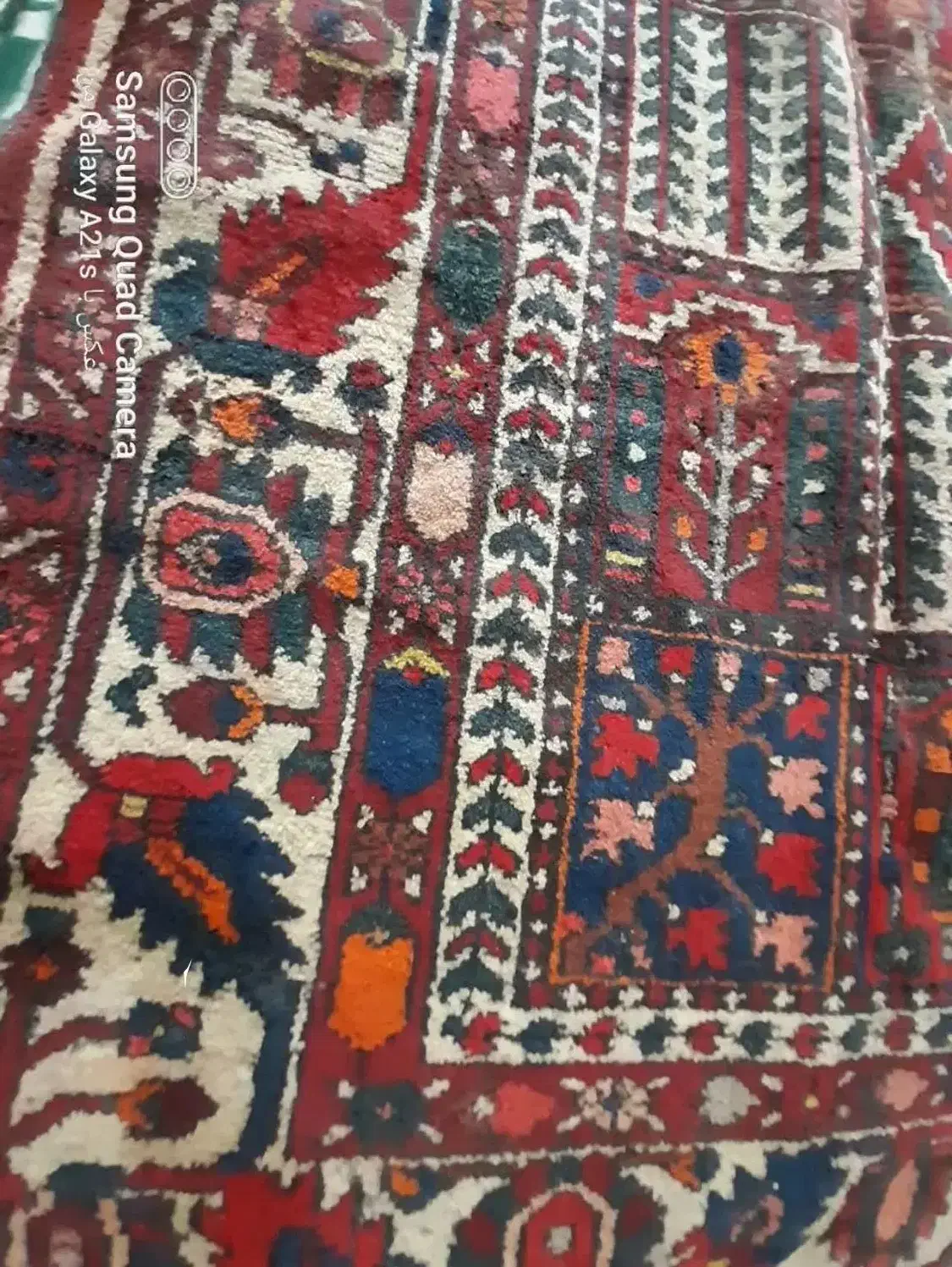 فرش قدیمی بافت بالای۷۰سال|فرش|اصفهان, برلیان|دیوار