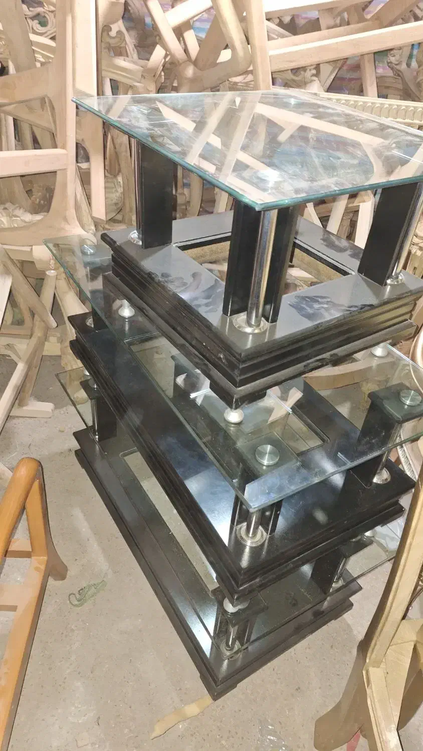 میز شیشه ای|مبلمان خانگی و میز عسلی|خوی, |دیوار