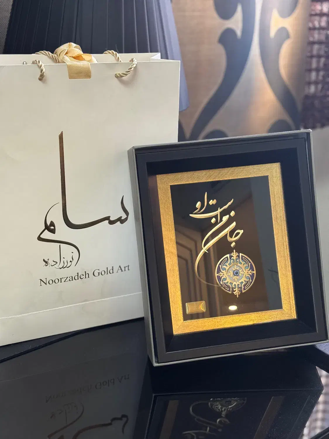 تابلو آب طلاکوب مناسب هدیه کاملا نو|تابلو، نقاشی، عکس|تهران, سهروردی|دیوار