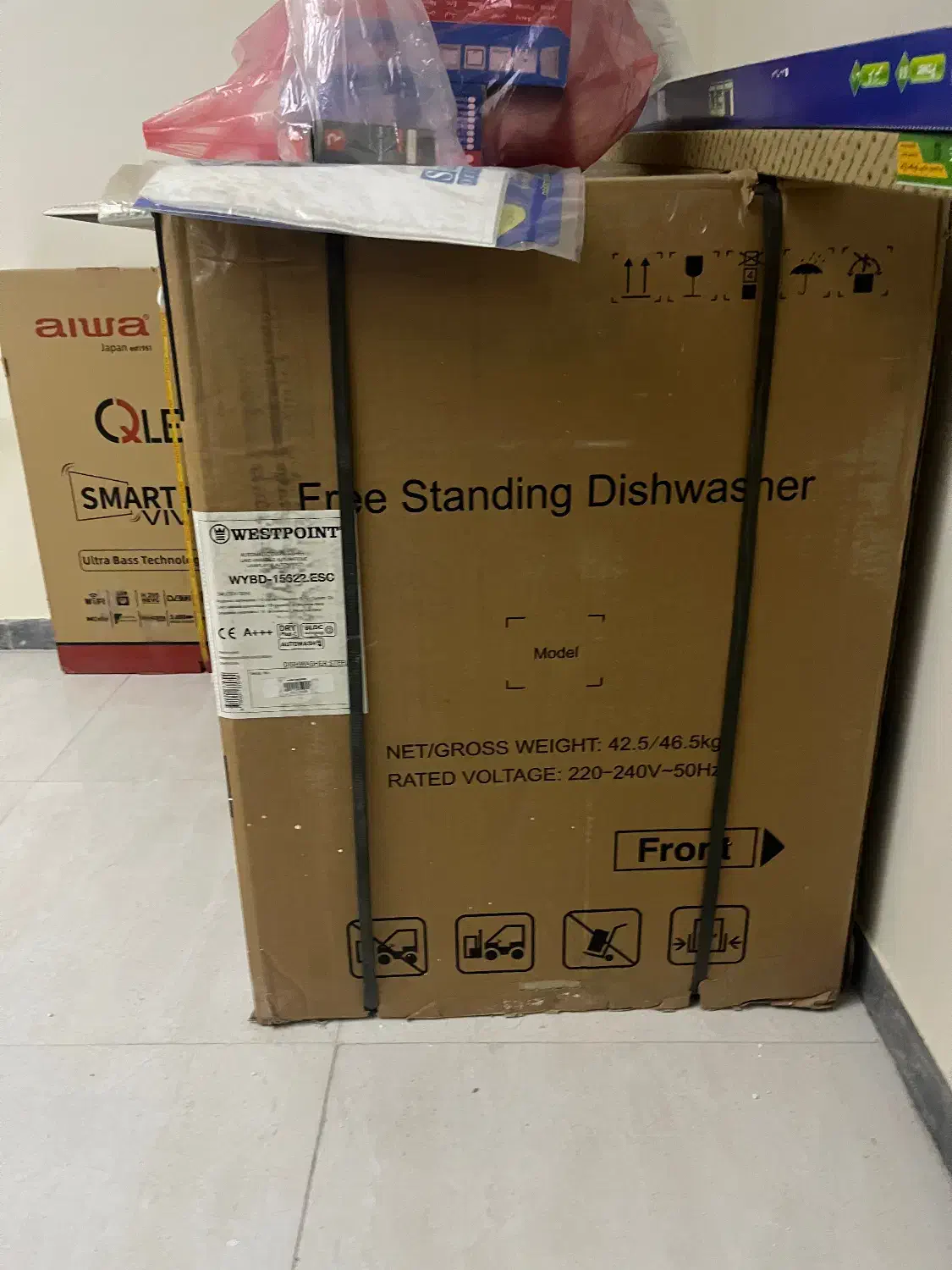 ماشین ظرفشویی تمام اتومات و لمسی ۱۵نفره  وست پوینت|ماشین ظرفشویی|بروجرد, |دیوار