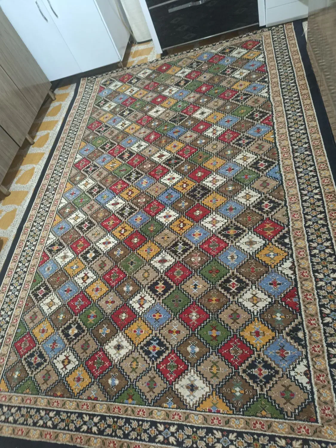 گلیم فرش|گلیم، جاجیم، گبه|جوانرود, |دیوار