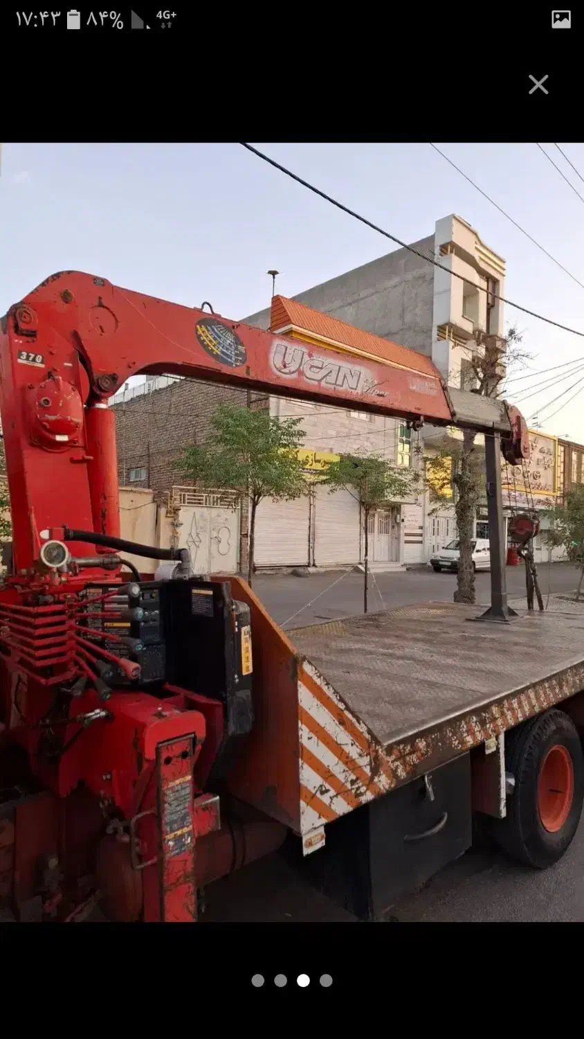 جرثقیل خاور ۶۰۸ با دستگاه یوکن|خودرو سنگین|تاکستان, |دیوار