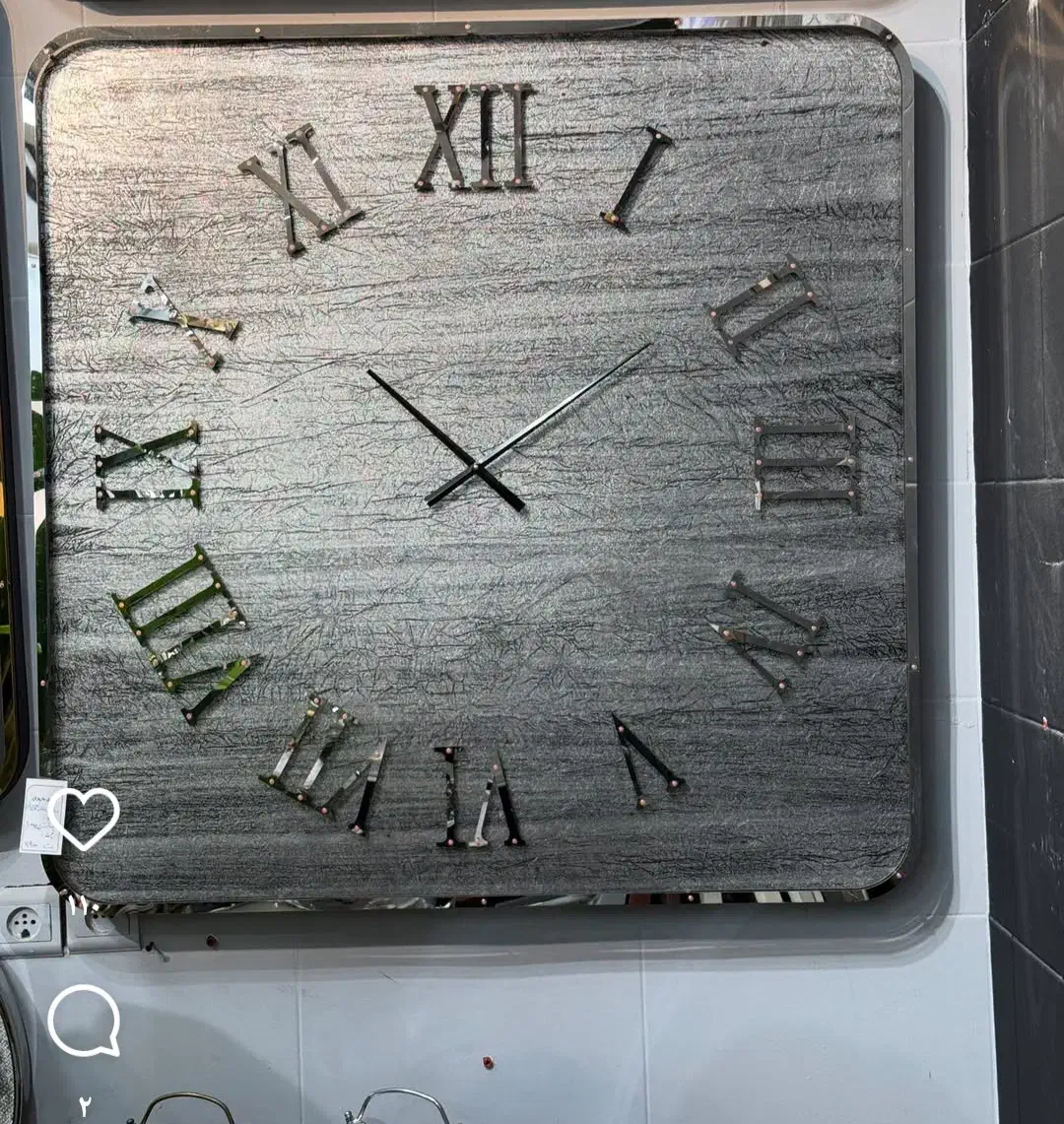 ساعت استیل اصل تمام فلز|ساعت دیواری و تزئینی|جوانرود, |دیوار