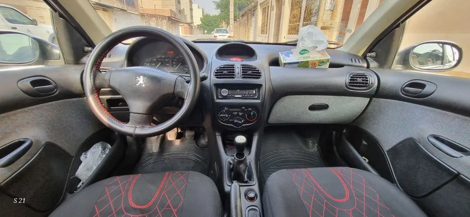 206 تیپ ۲ مدل ۸۸ بدون رنگ،خونگی|خودرو سواری و وانت|اهواز, کوی آغاجاری|دیوار