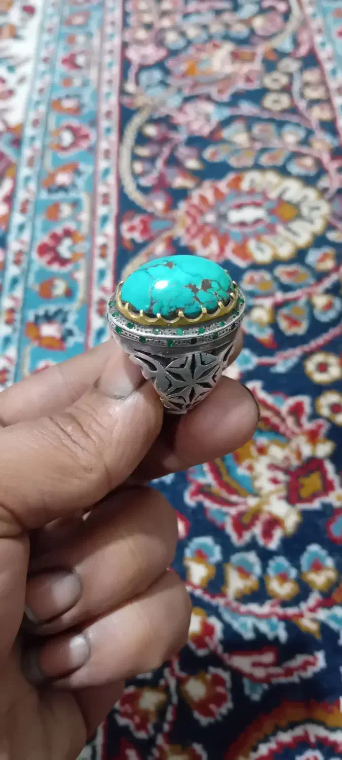 انگشتره فیروزه|جواهرات|پیشوا, |دیوار
