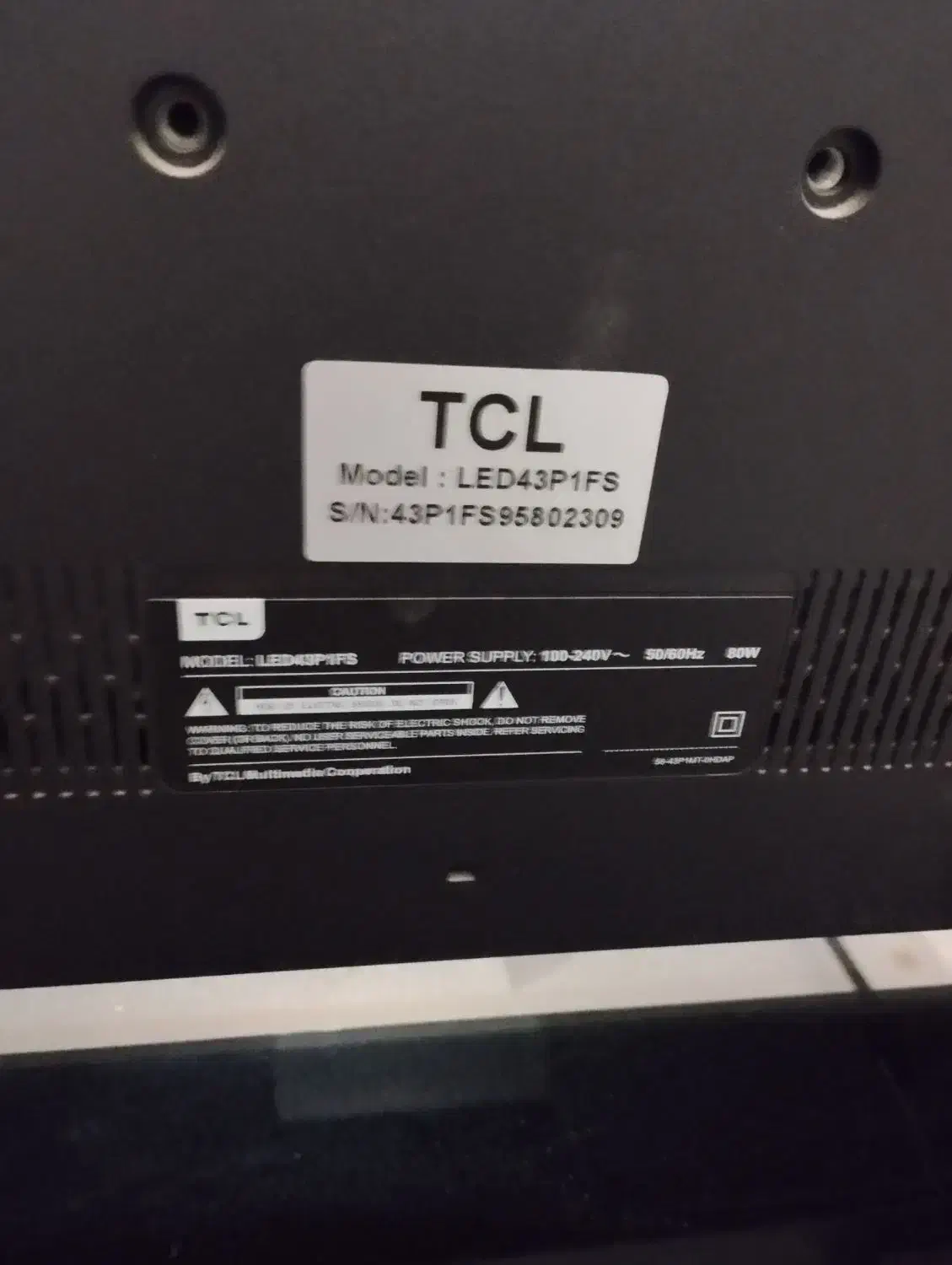 Led tcL|تلویزیون و پروژکتور|لنجان, |دیوار