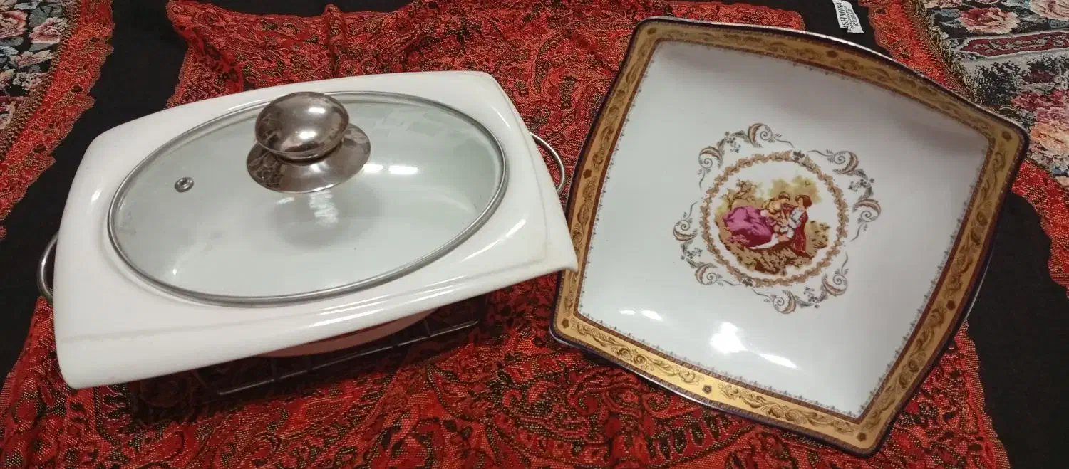 سوفله خوری و میوه خوری|ظروف سرو و پذیرایی|رشت, آب آسیاب|دیوار