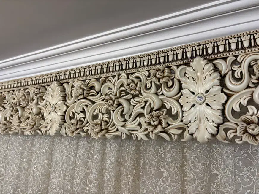 کتیبه CNC منبت کاری شده|پرده، رانر، رومیزی|گرگان, |دیوار