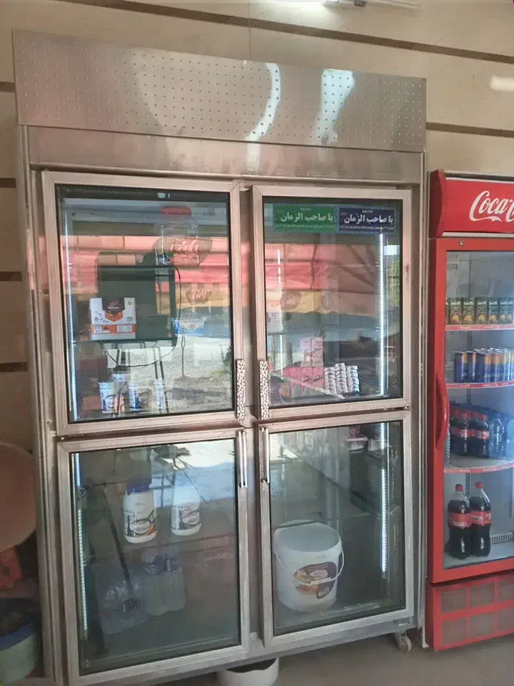 یخچال ۴درب تمام استیل ۲طرف نما|فروشگاه و مغازه|پاکدشت, پاکدشت (مامازند)|دیوار