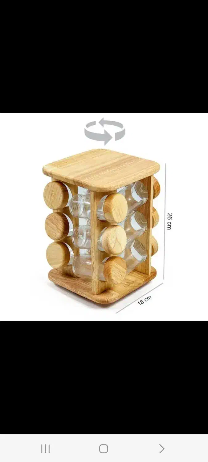 جا ادویه بامبو|صنایع دستی و سایر لوازم تزئینی|همدان, |دیوار