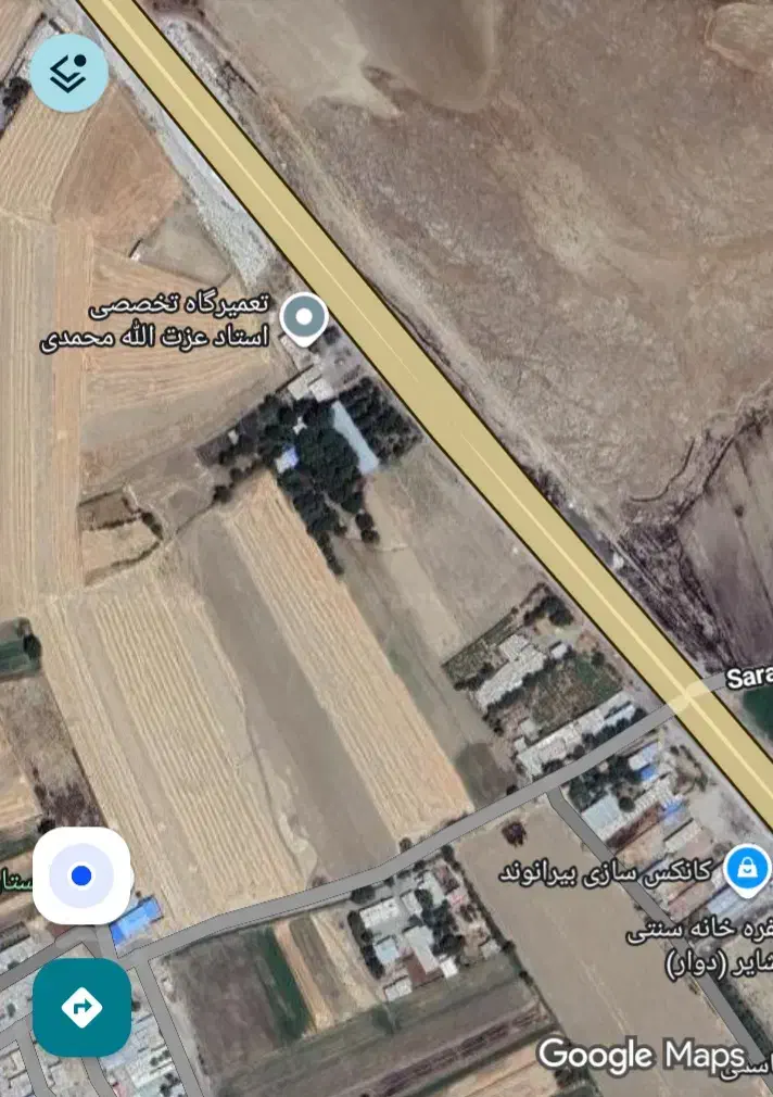 زمین بر روستای اسد خانی کنار جاده|فروش زمین و ملک کلنگی|شیروان (لرستان), |دیوار