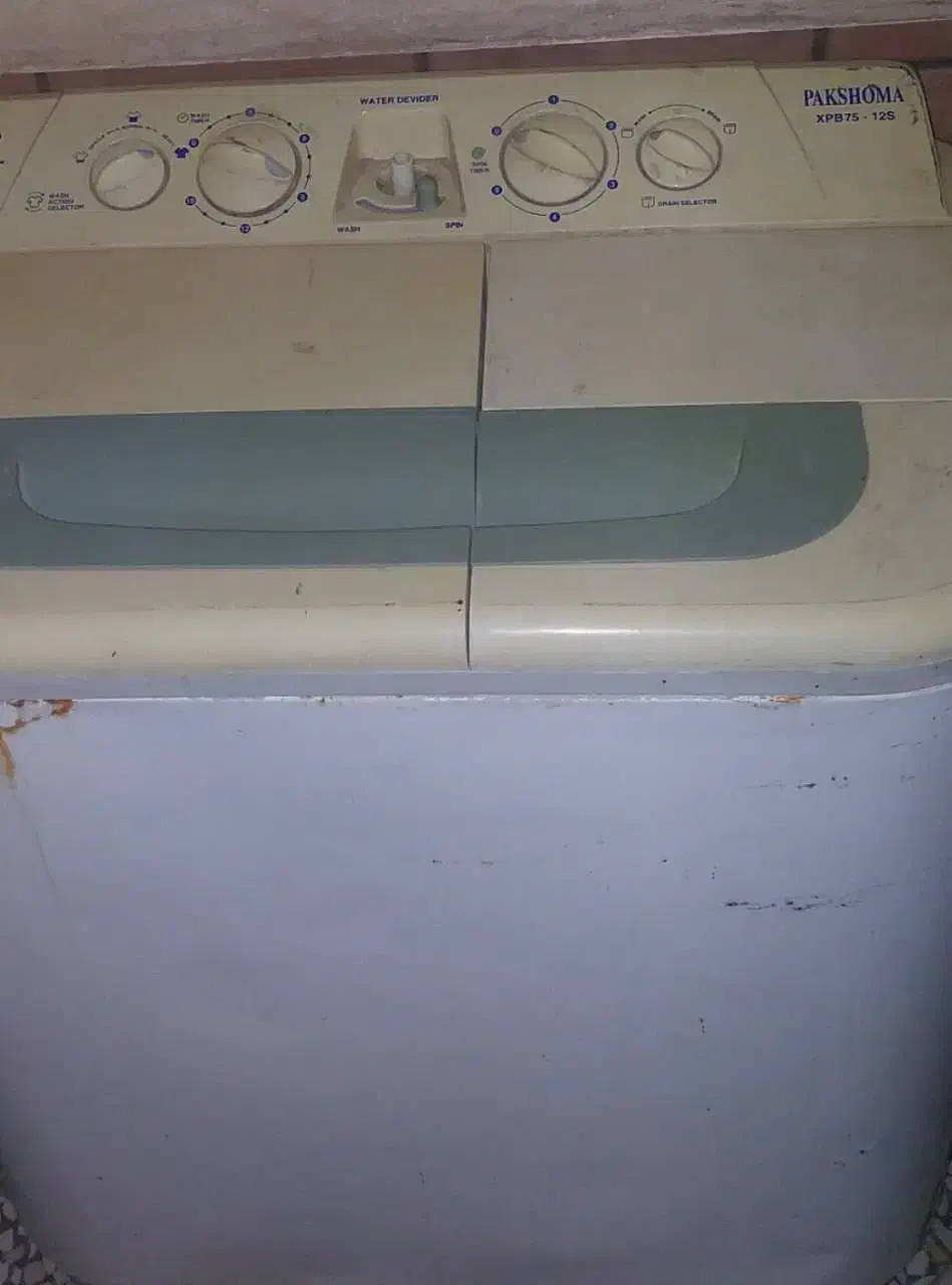 ماشین لباسشویی دوقلو توشیبا و پاکشوما|ماشین لباسشویی و خشک‌کن لباس|کاشان, حسن آباد|دیوار