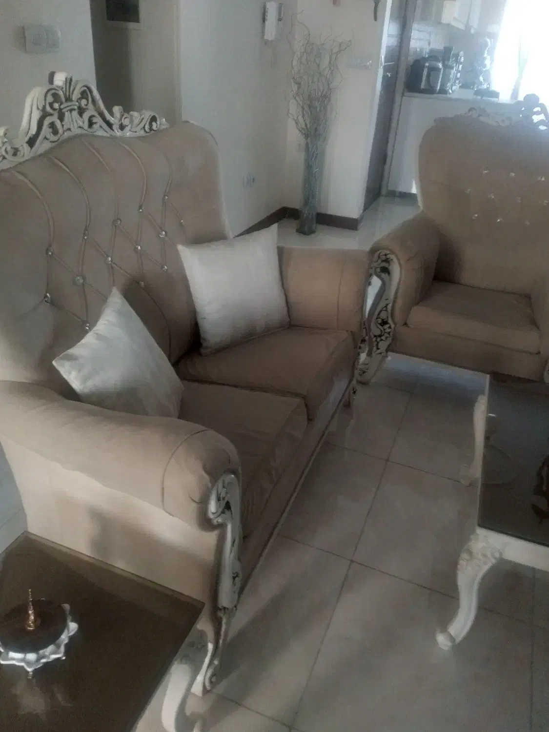 مبلمان راحتی 7نفره مخصوص باغ ویلا|مبلمان خانگی و میز عسلی|تهران, والفجر (افسریه)|دیوار