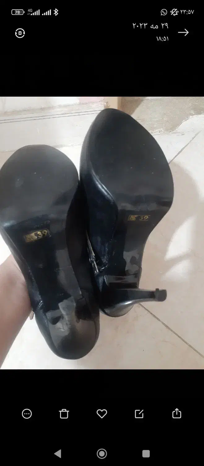 کفش مجلسی سایز39|کیف، کفش، کمربند|ورامین, ورامین|دیوار