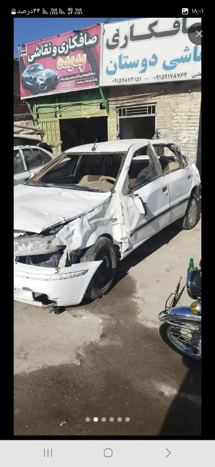 سمند تصادفی مدل 90 EF7 دوگانه فابریک|خودرو سواری و وانت|بجنورد, |دیوار